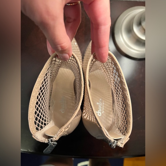 Sexy Crystal mesh booty heels, size 10. - Picture 6 of 8